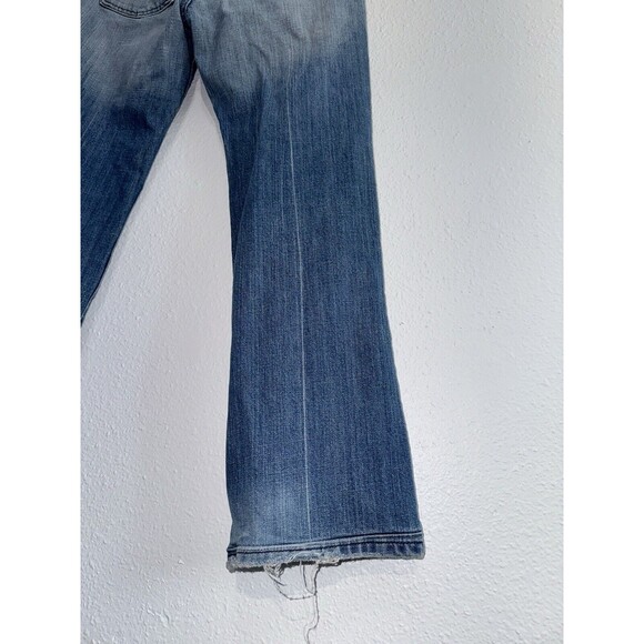VTG 7 Seven For all Mankind Jeans Womens Sz 30 Light Wash Bootcut Made in USA - Picture 11 of 16